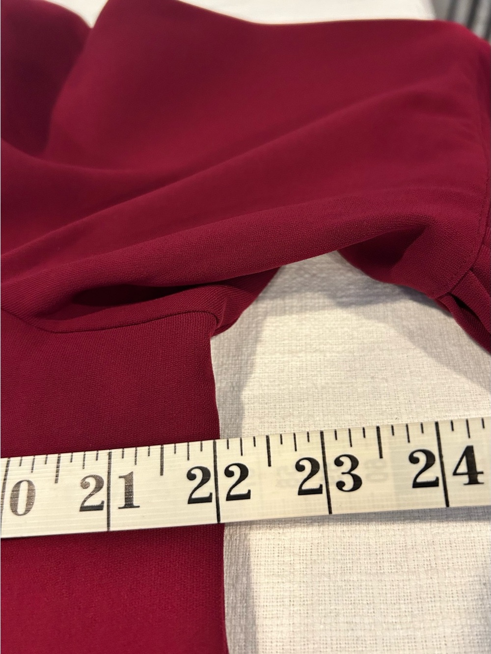 NWT Alfani Pleated Flounce Dress Berry Shimmer Sz 14 - Picture 7 of 8